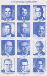 Past Masters of San Bernardino A.D.1953-1964