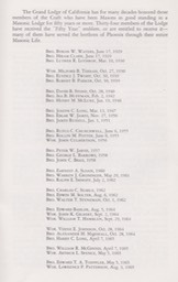 Phoenix Lodge 178  100 years of Freemasonry October 20, 1865-1965 San Bernardino California 16