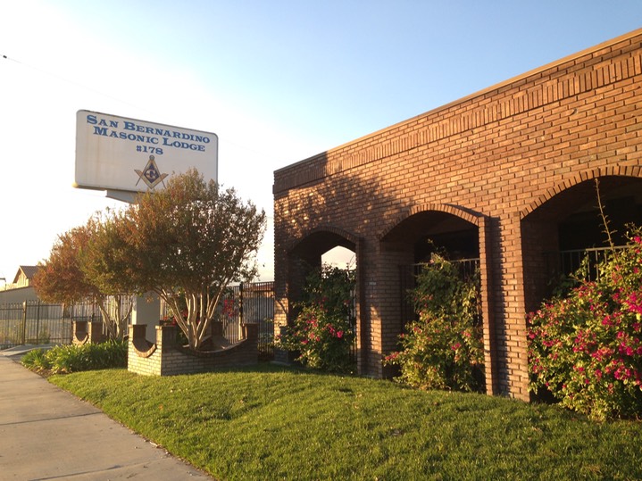 San Bernardino Masonic Lodge #178 -Freemasonry- lodge 178 blue lodge CA