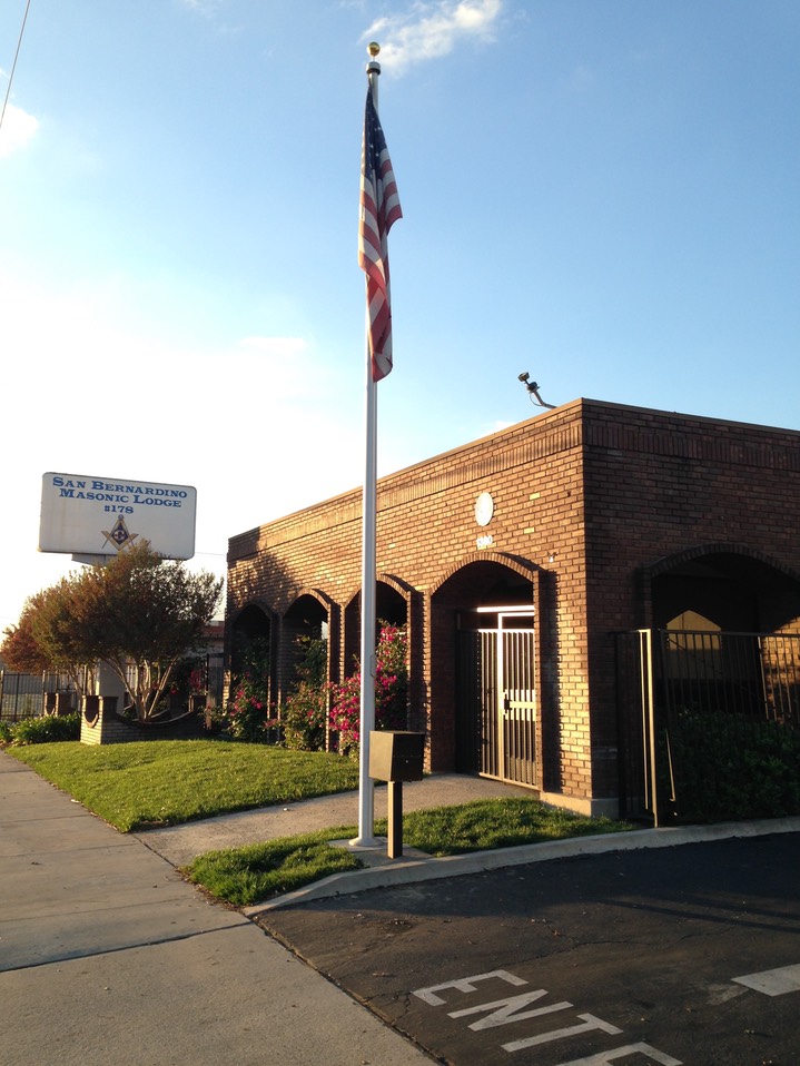 San Bernardino Masonic Lodge #178 -Freemasonry-Freemasons of California- masons lodge